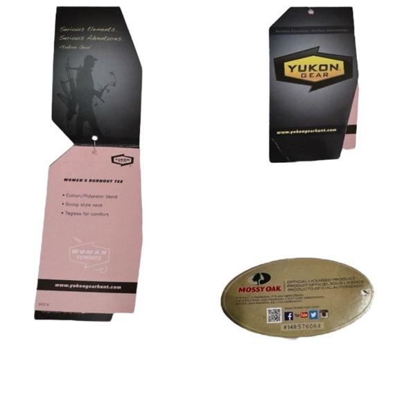 NWT Women’s Yukon Gear Burnout Mossy Oak XL Short Sleeved T-Shirt - Picture 5 of 5